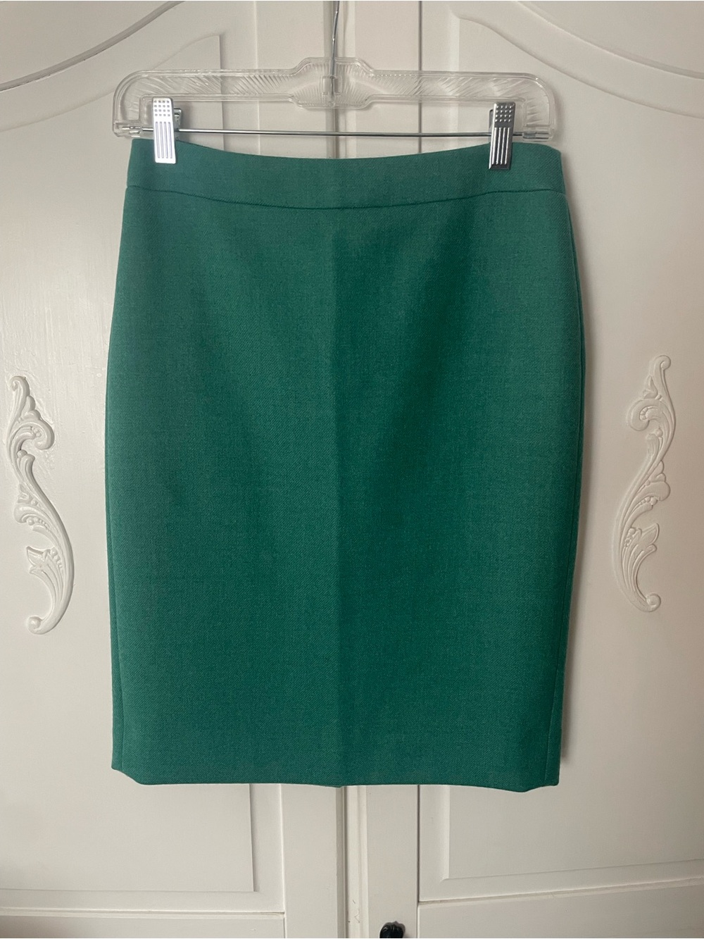 J. Crew Emerald Green Pencil Skirt - Tailored Sheath